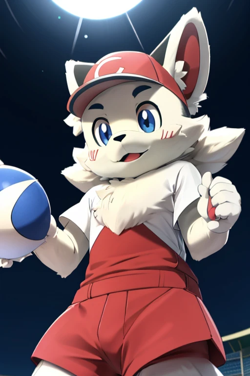 Furry male amirhossein ajorloo alola pokemon sun and moon fursuit mascot baseball style 