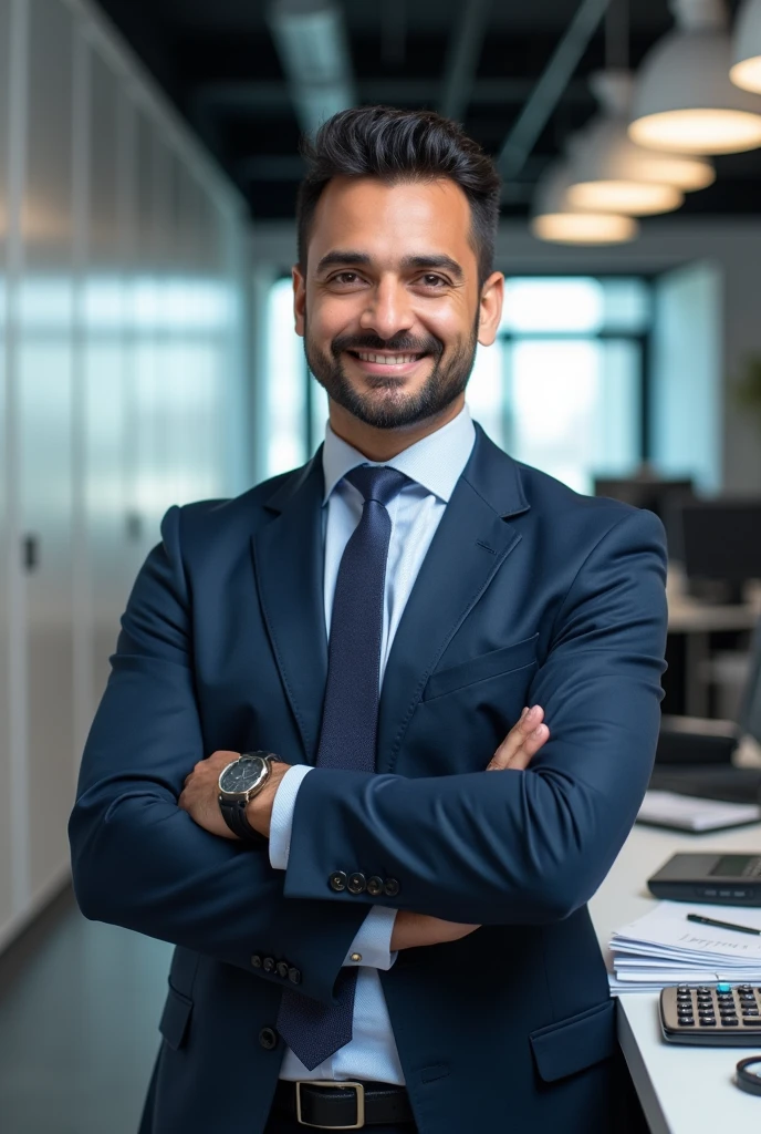 I want an advertising image according to my branch, which is accounting and auditing, and my name Romario Zambrano appears.
