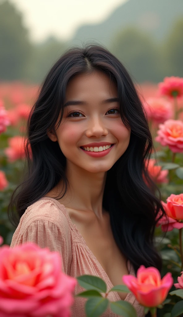 1   , High accuracy, I smile,Black hair, Rose farm ,