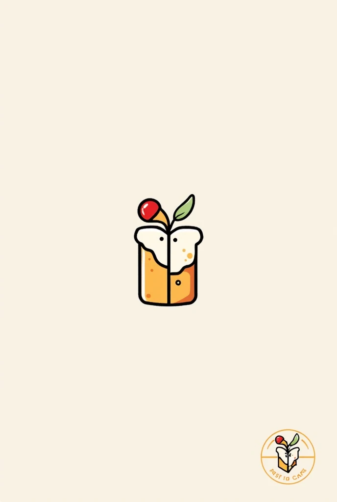 Create complex yet simple restaurant logos, minimalists, cute at first sight set for youth, including adolescents and young people