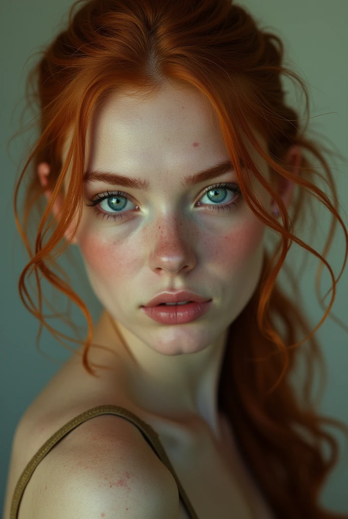 (solo, full body photo:1.3), (action packed:1.3), (haze, fog, mist:1.3), chiaroscuro, best quality, photorealistic, 1woman, (cute), (24yo:1.2), redhead, long ginger hair highly detailed, 1700'S, digital photography, art by artgerm and ruan jia and greg rutkowski surreal painting gold butterfly filigree, broken glass, (masterpiece, sidelighting, finely detailed Fashionable eyes: 1.2) (perfect oval large eyes that gazes at the viewer), beautiful detailed face, blue gorgeous perfect eyes, (blonde hair ponytail), (attractive young woman:1.3), (thick amazing hair), (seductive:1.1), (blushing:1.1)