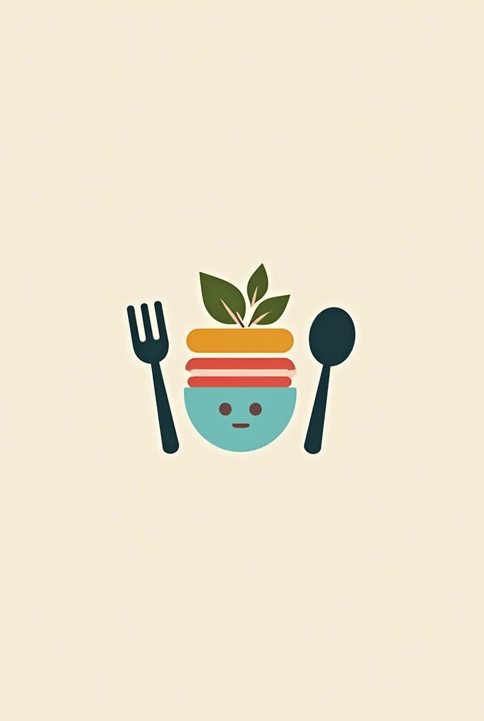 Create complex yet simple restaurant logos, minimalists, cute at first sight set for youth, including adolescents and young people