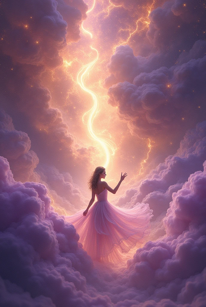 Lilac and golden universe 
