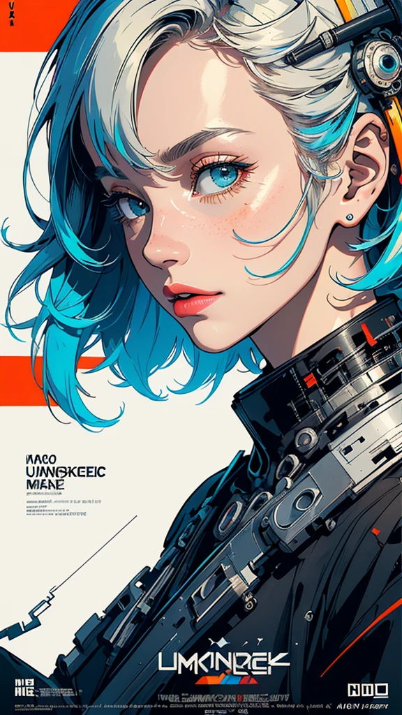 (((masterpiece, highest quality))),(((solo:1.2))),(((1girl:1.2))),32k wallpaper, very detailed, poster, vintage science fiction,(((((geometric cinematic movie poster))))),(((((bauhaus))))), shape,(((abstract))),(mid century modern),movie poster,(((((portfolio))))),(((((Close-up))))),(((((bust up))))),((((more various angle)))),(((highlight))),((((heterochromia)))),(((complete detailed face))),(((detailed futuristic machine))),(((most complecated machine))),unlimited colorful color scheme,(((Absolutely mechanic background)))