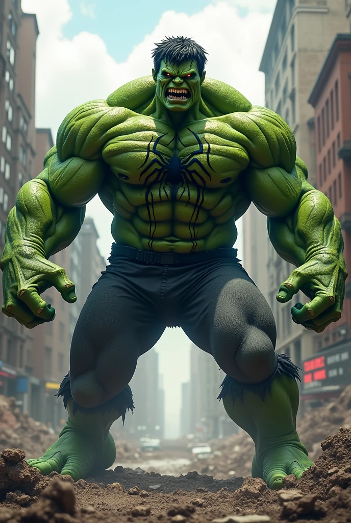 Spider man+hulk cross breeding