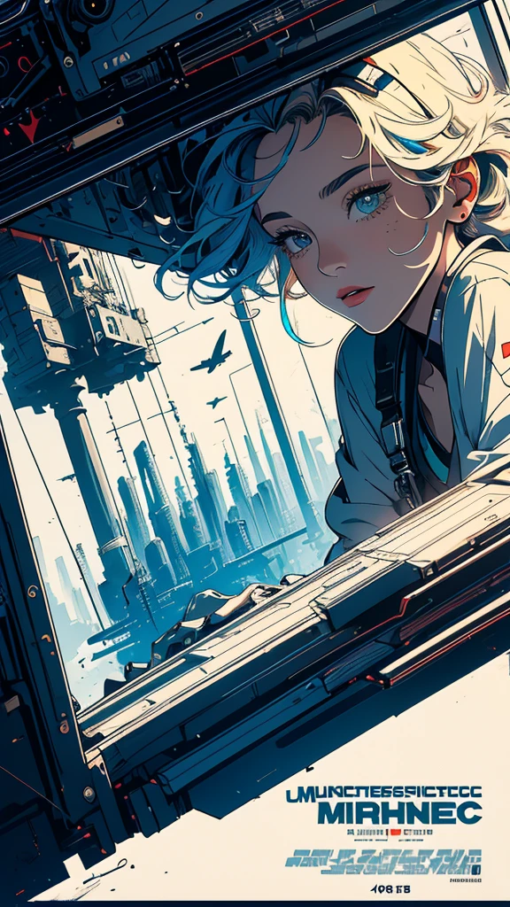 (((masterpiece, highest quality))),(((solo:1.2))),(((1girl:1.2))),32k wallpaper, very detailed, poster, vintage science fiction,(((((geometric cinematic movie poster))))),(((((bauhaus))))), shape,(((abstract))),(mid century modern),movie poster,(((((portfolio))))),(((((Close-up))))),(((((bust up))))),((((more various angle)))),(((highlight))),((((heterochromia)))),(((complete detailed face))),(((detailed futuristic machine))),(((most complecated machine))),unlimited colorful color scheme,(((Absolutely mechanic background)))
