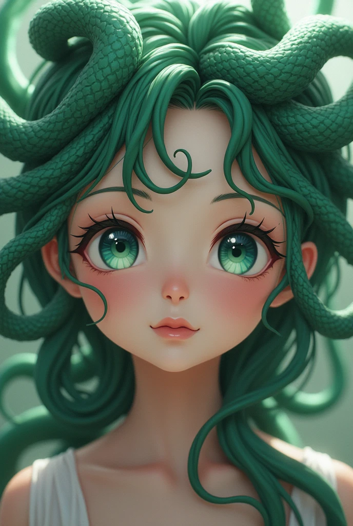 Cute Anime Medusa close selfie shot