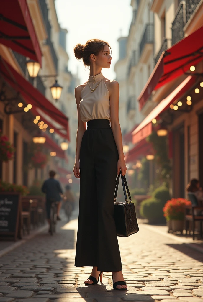 Ok great can you do the same girl for me in a Parisian street ?