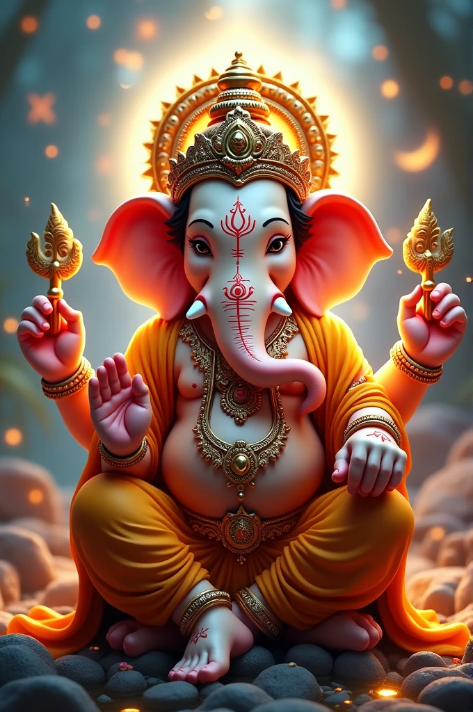 Generate 4k images of lord ganesha in randomly