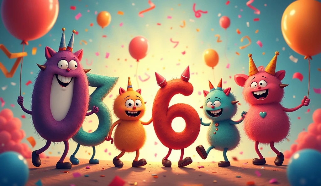 Count with joy, count with cheer,
Every number brings something near