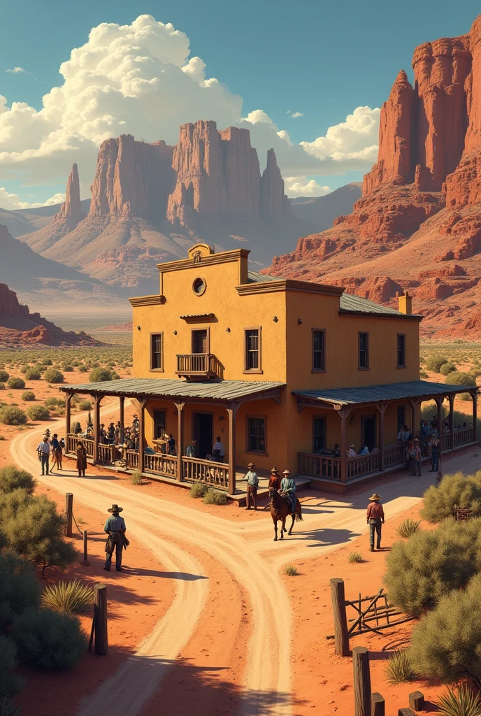 Paneau western "'La casa de Patcha"