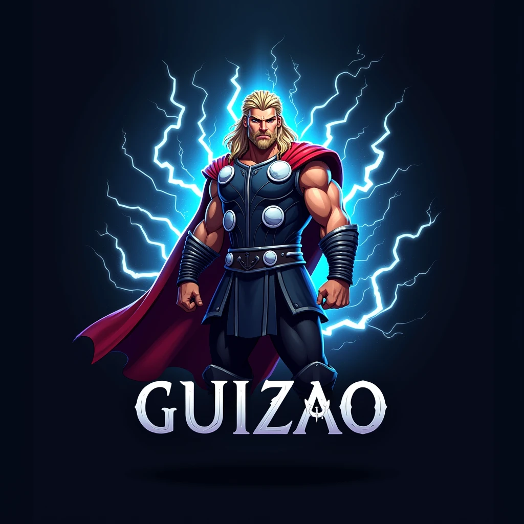 Thor logo for game named Guizao