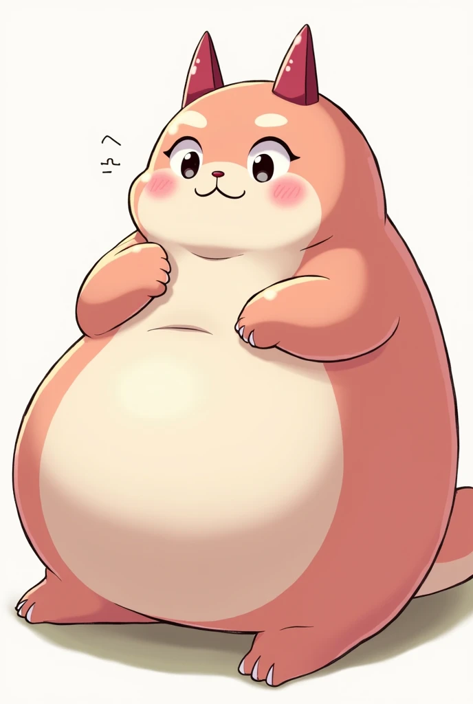 Genshin impact character ganyu fat style