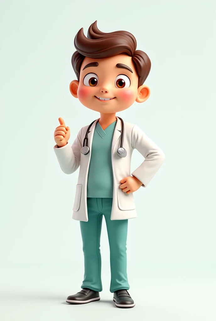 I need a 2D mascot created for a medical services company, in different poses for us to use on our social media and internal materials
