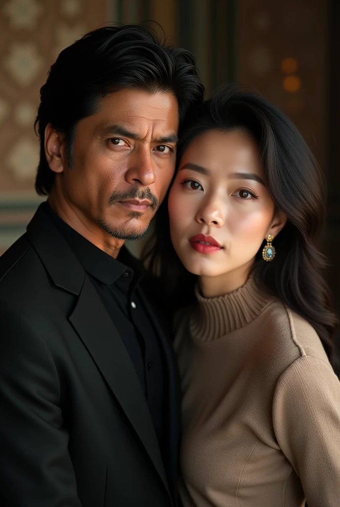 Shahrukh Khan and Leejung Jae pictured together