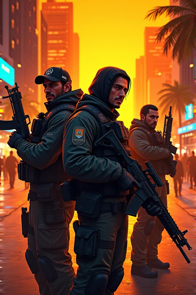 Image of samp brazil rpg elite server with strong orange colors