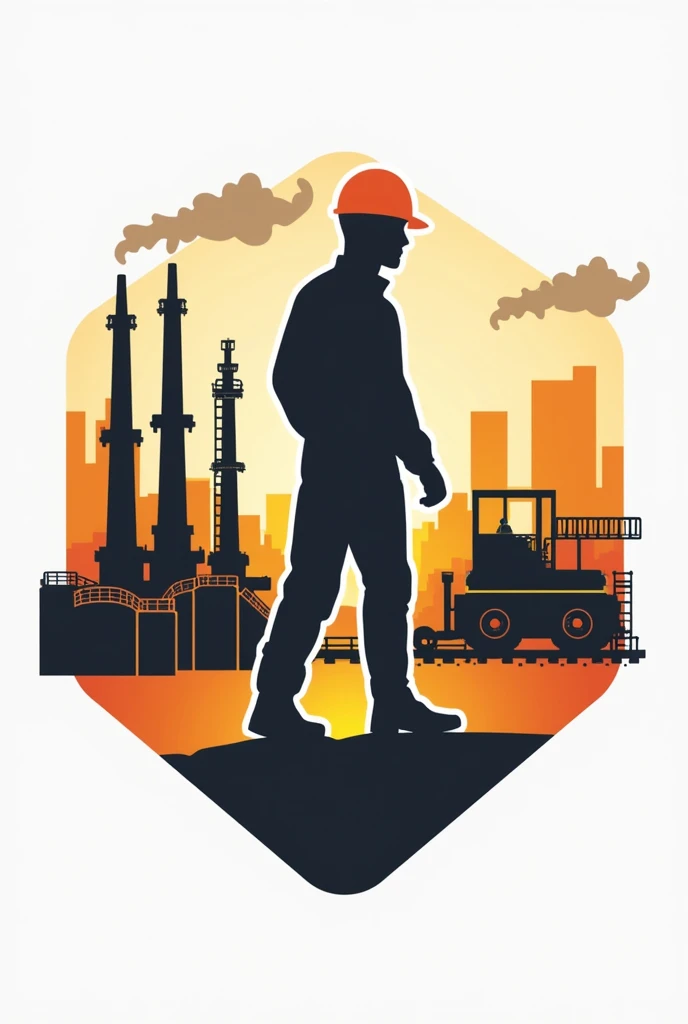 Industrial safety promotion logo 
