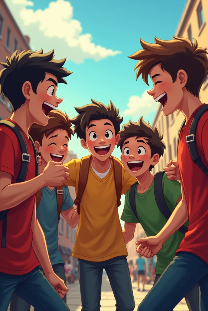Teen boys