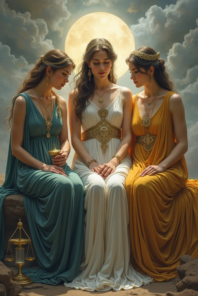 Sisters of fate from Greek mythology