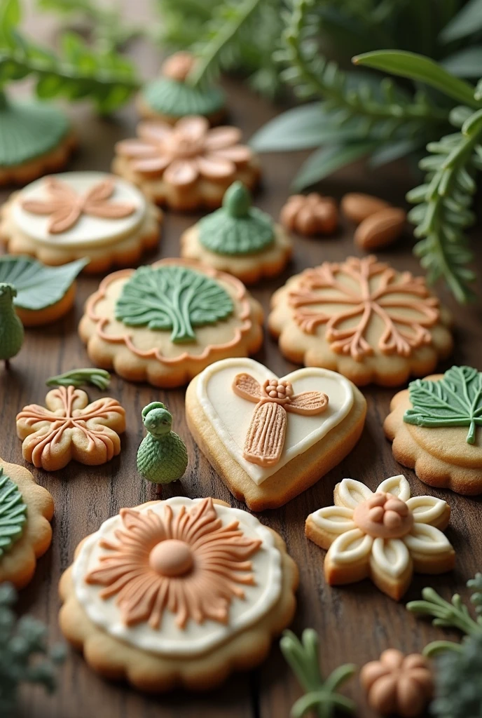 Cookies with environmental figures