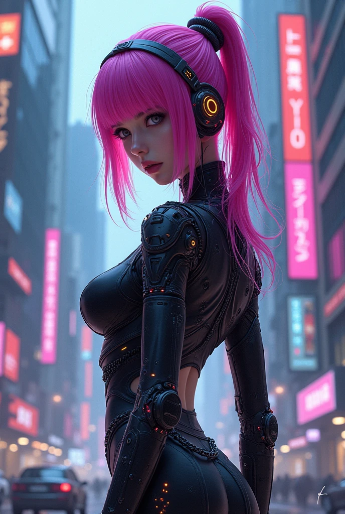 Cyberpunk anime character 

