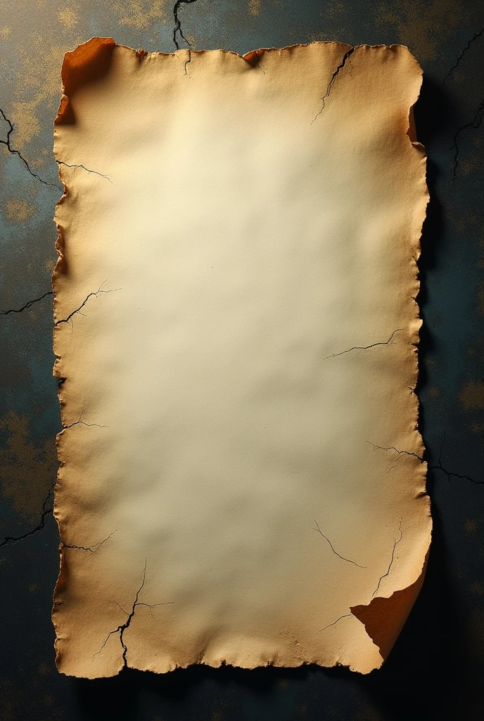 an old paper a little yellowed old worn out and behind the Paper may be black