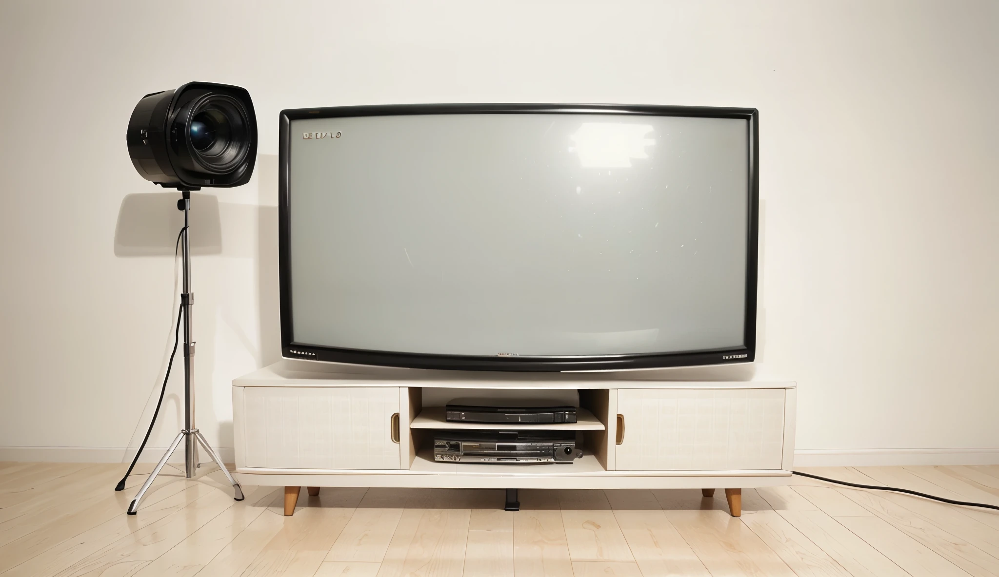 (Photorealistic:1.2), A vintage TV is isolated in white background.