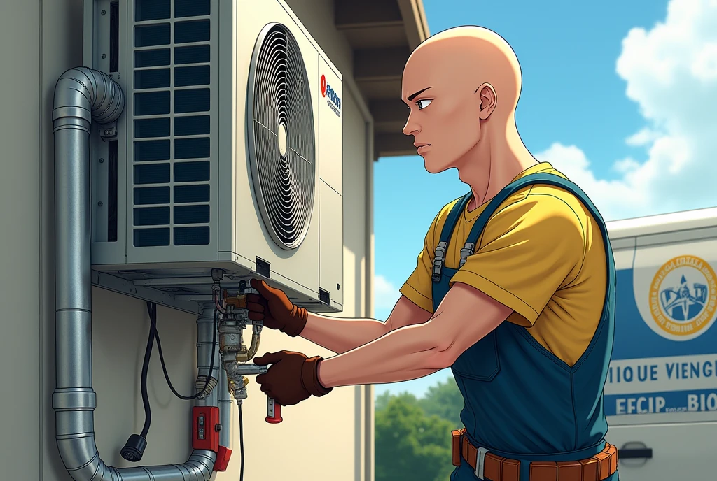 card saitama working repairing central air and writing: Carioca Refrigeration Installation, Sanitizing and Cleaning Filters