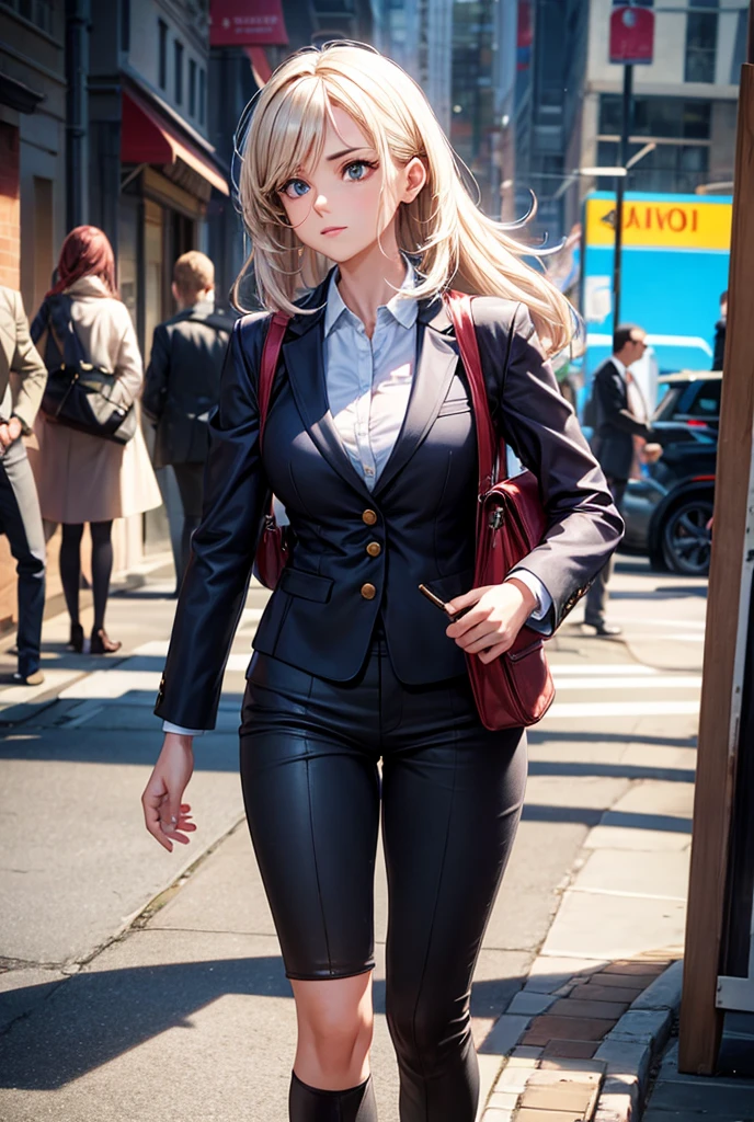 Create a female character who is a lawyer