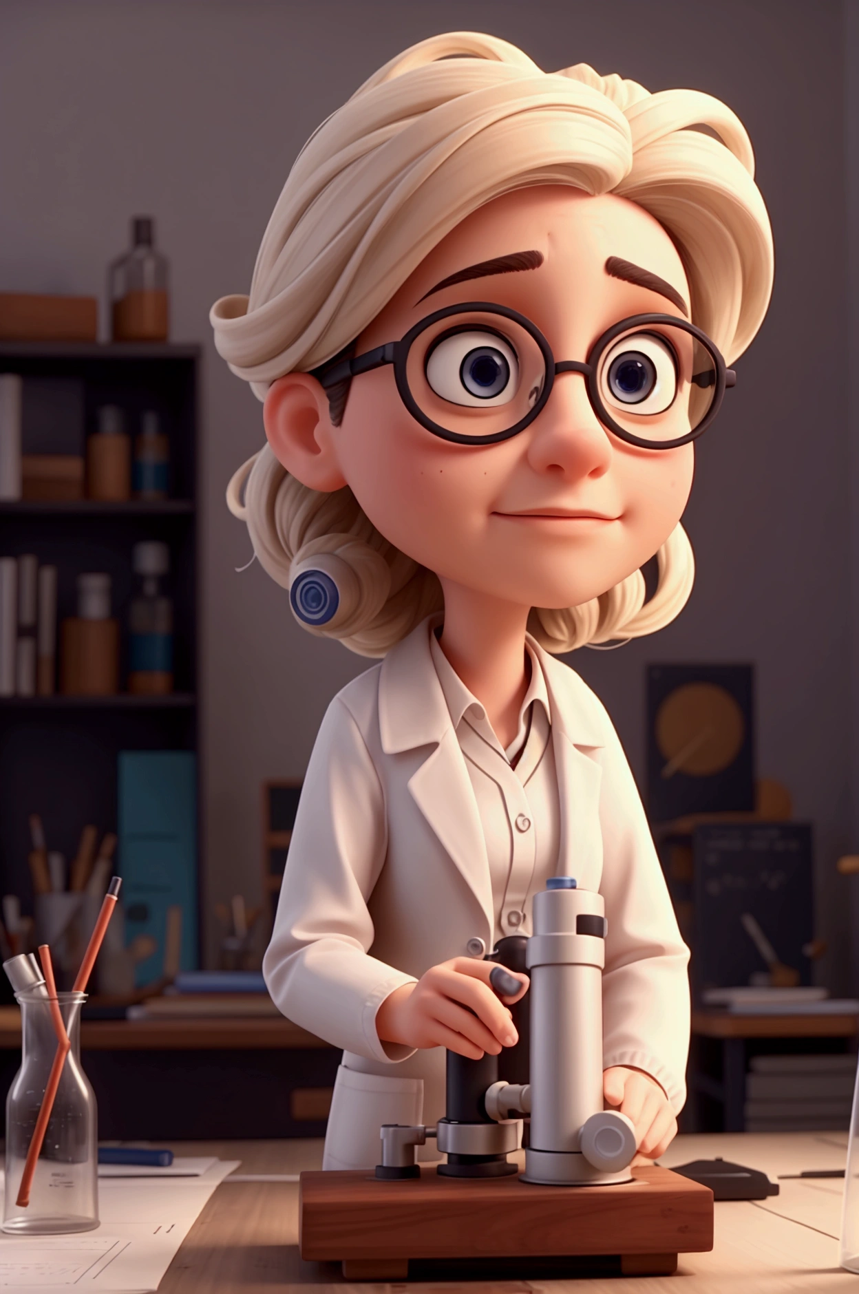 create a scientist questioning