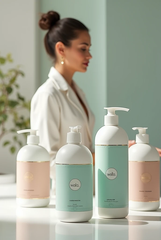 Create Wala brand cleaning products and a woman by your side
