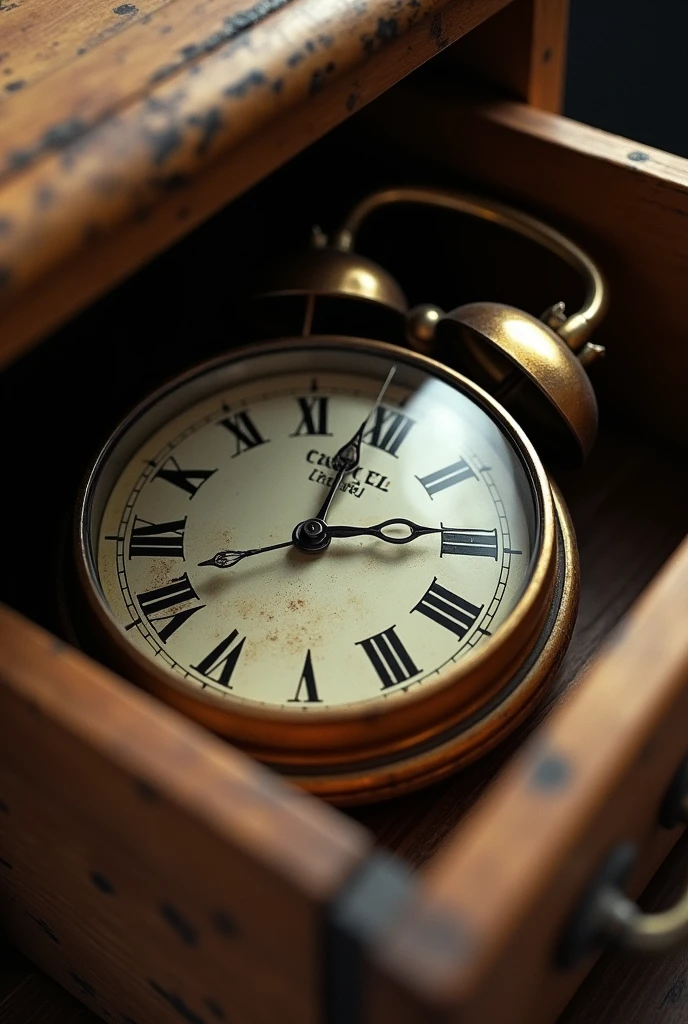 Clock inside a drawer !