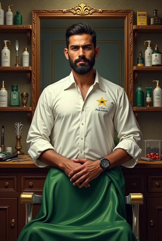 Pakistan captain barber