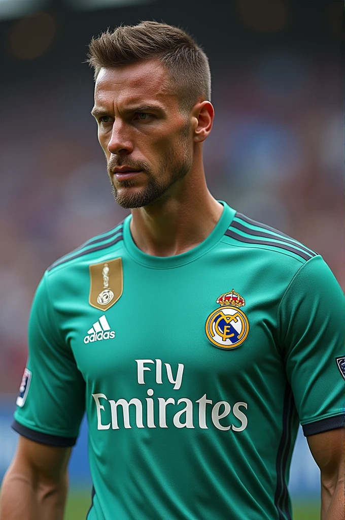 Ter Steven in the Real Madrid shirt