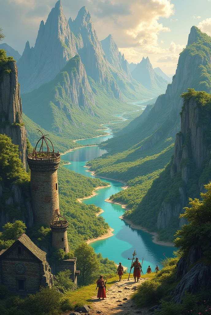 Adventure map background