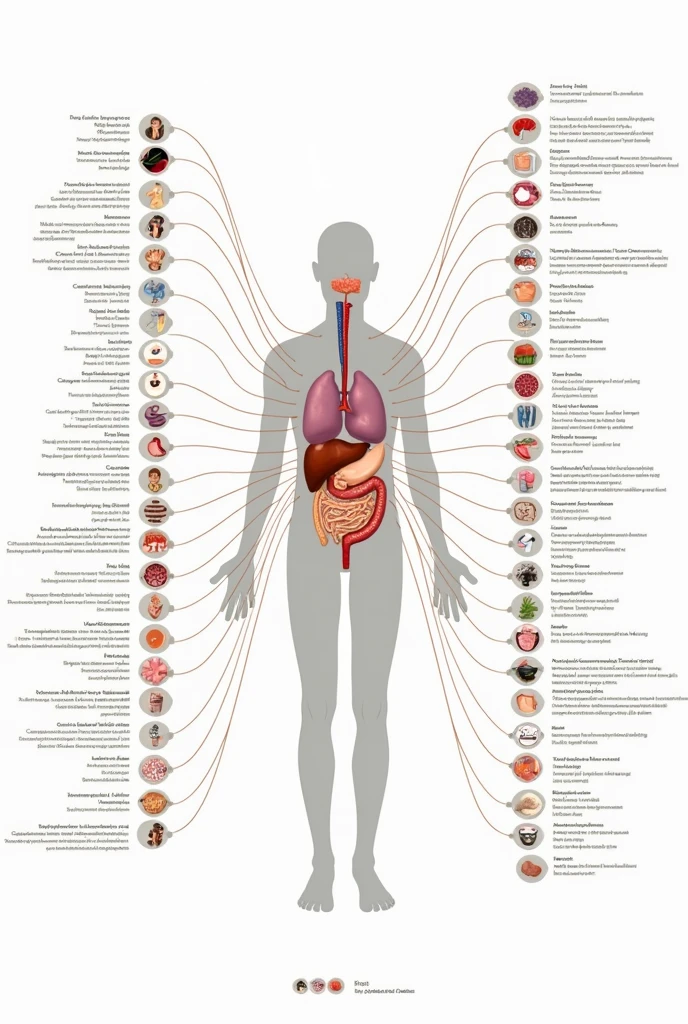 Instructions:

Create a mind map showing the organs and systems of the human body, indicating their name and function.. Remember that in a mind map the main idea is placed in the center and images and key words are used..
