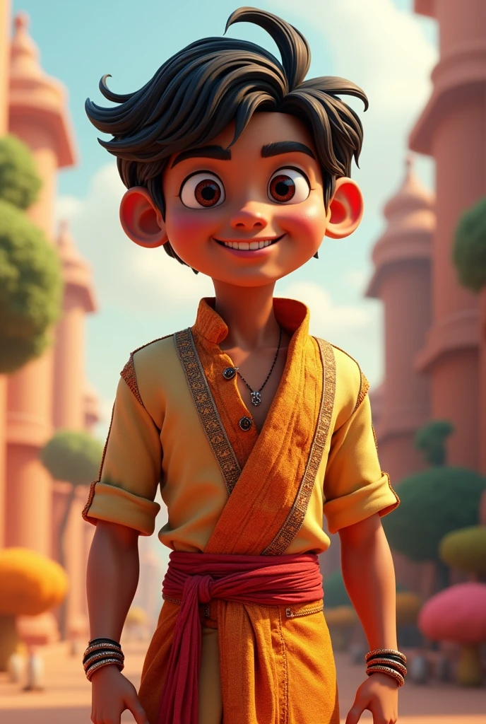 indian man,Disney 3D