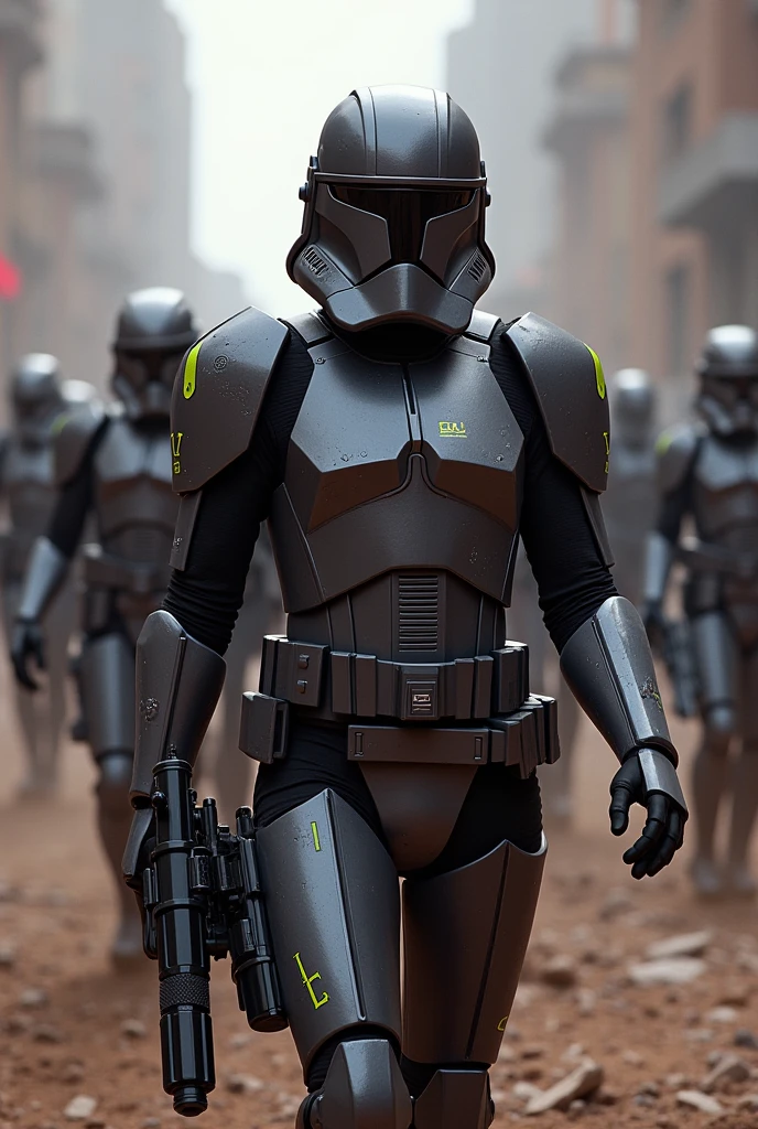 An oc trooper regiment with a totally original design from the Star Wars universe