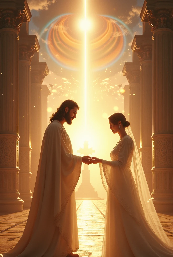 A aliança de GOD com a noiva ( church), GOD todo poderoso, Jeova, wedding ring, take off, church, temple, GOD, Yeshua, rainbows, promise