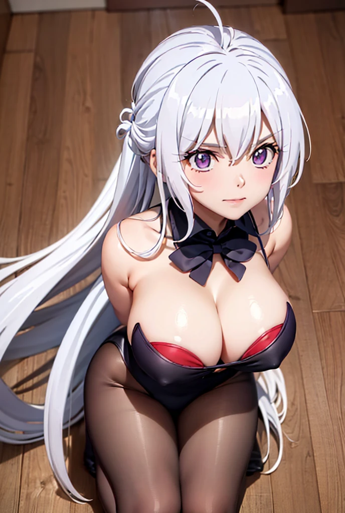 ((masterpiece)), ((Best quality)), (high resolution), (illustration), (an extremely delicate and beautiful), (ultra detailed beautiful face and eyes), nsfw, 1girl, leaning forward, YukineChris, long hair, purple eyes, twintails, low twintails, ahoge, large breasts, fishnet pantyhose, red a bow tie, volumetric lightning, lady battle armor、
detailed skin texture, detailed, volumetric shadow, anime screencap,Highest quality, Sorceress, ancient babylonian nobility, ((tan skin:1.2)), (brown skin color),Long hair, twin braids, hair ornament, wine colored hair, smile, Below average size breasts, bare shoulders, (underboob:0,Red leotard)Torn clothing、clothes get torn、Legs apart, facing forward, arms folded、Wide-open legs、Standing with your legs apart、Front 8K, masterpiece, Best_quality, high_resolution, ultra_details, detailed, 1girl, 独奏, looking_at_viewer, upper_body, indoors, braid, blurry, bangs, white_hair, blurry_background, collared_shirt, church, hair_ribbon, hair_between_eyes, sidelocks, depth_of_field, light_particles, they are,snow,temple knight、french_braid, Alphonse Mucha Style, sharp focus, perfect hands, perfect face, perfect eyes, perfect light, dynamic light, natural light, Masterpiece, Best quality, red dress、Yukine Chris、Symphogear