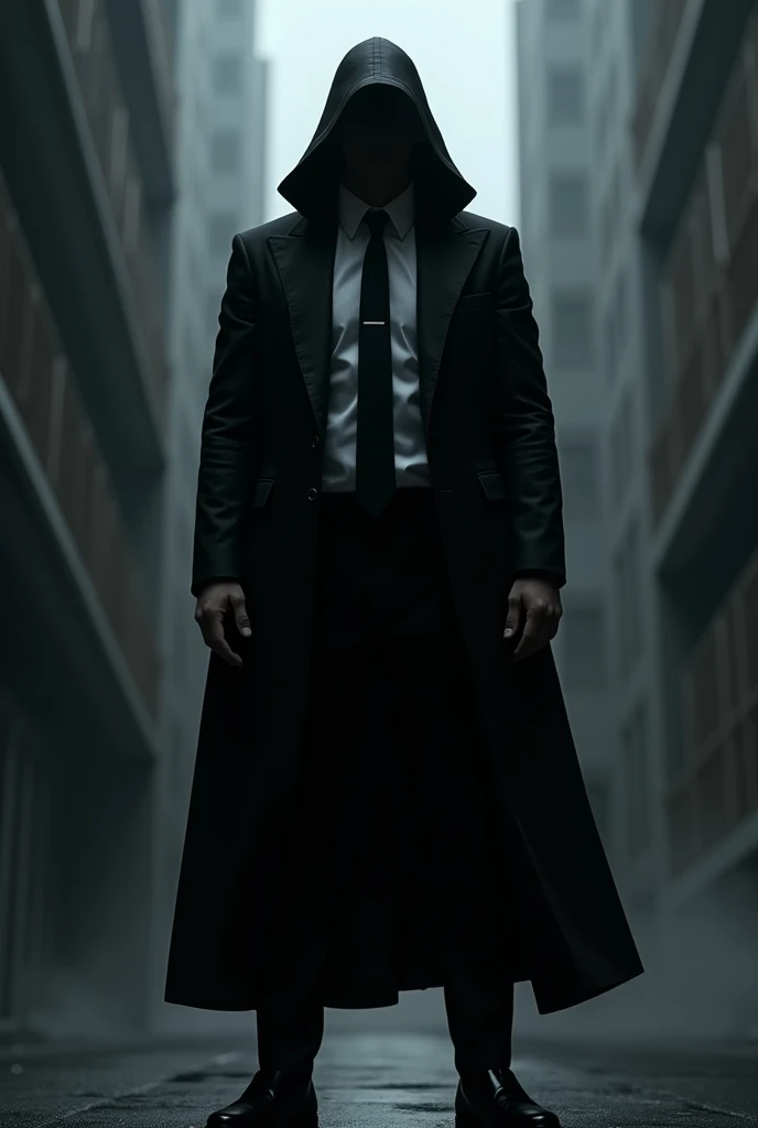 Man in black clothes