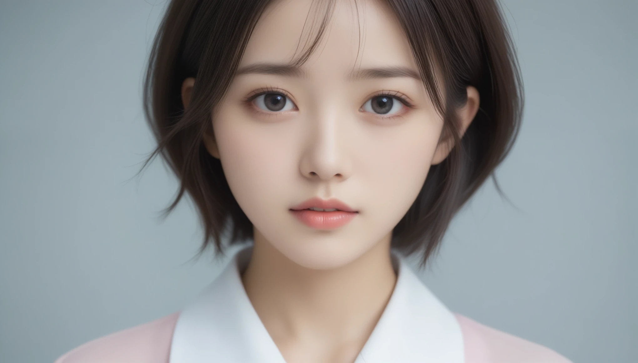 8k, Ultra-high resolution, Highest quality, masterpiece, 三分割法によるphotograph,Surreal, photograph,One Woman, (:1.3), cute, cute顔, 細部までBeautiful Eyes, 細かくdetailedに,masterpiece,One Girl:1.2,Japanese women,kindergarten,close up,glaring,Black hair,braid,(twin braids:1.0),ID photo,(kindergarten uniforms:1.3),Eccentric,Future City,white collar,((Fusion of fashion and gothic)),(Beautiful attention to detail),Subtle details, detailedな顔,anger,Attractive eyes,(ポートレートphotograph:1.4),(Photorealistic images:1.4),Fantasy art,(Beautiful Face:1.4),美しくAttractive eyes、Beautiful Eyes,Silver residue,(Tight waist:1.4)、(Beautiful with perfect body proportions:1.4),Pink Lips,profile,(((Ideal body type))),A-cup small breasts :2,、Portraiture:2、Perfect Anatomy、鮮明なdetailed、detailed,Fashion magazine cover,Thin lips,完璧でBeautiful Face ,完璧でcute顔, Skin with attention to detail, Perfect limbs、Narrow waist,Surreal,Light and shadow,spotlight