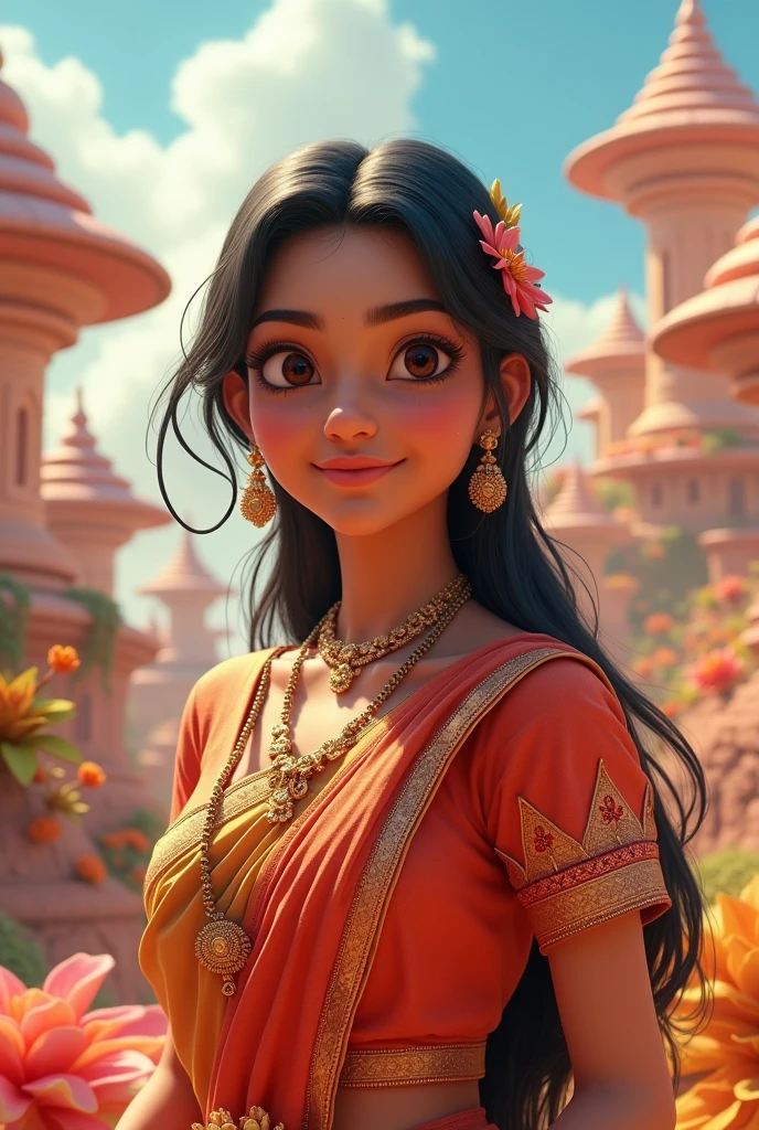 Indian wife, disney 3d
