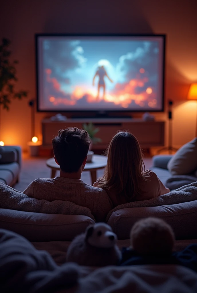 Movie night at home