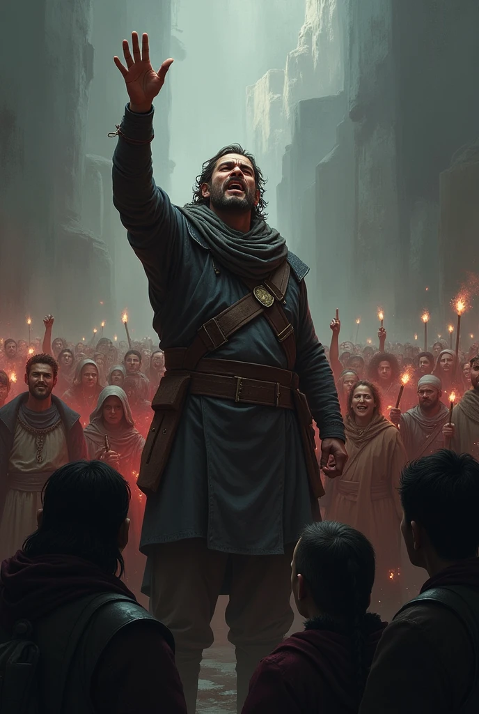 We can&#39;t keep living like this. My father died for standing up for what was right. We must unite and fight against Thorvald. Only together can we defeat it.”