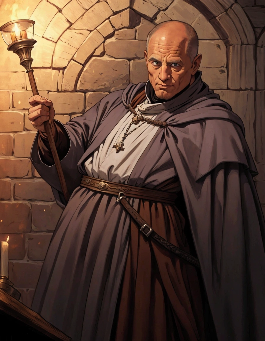 medieval monk man medieval monk clothing.