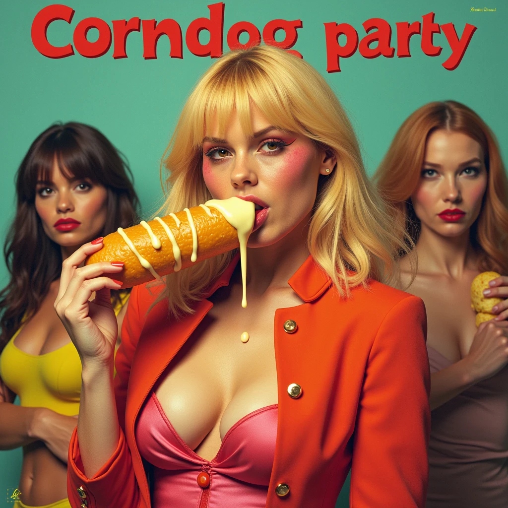 3D movie poster with the title "Lust"sexy women in a stripper nightclub Dancing in only panties