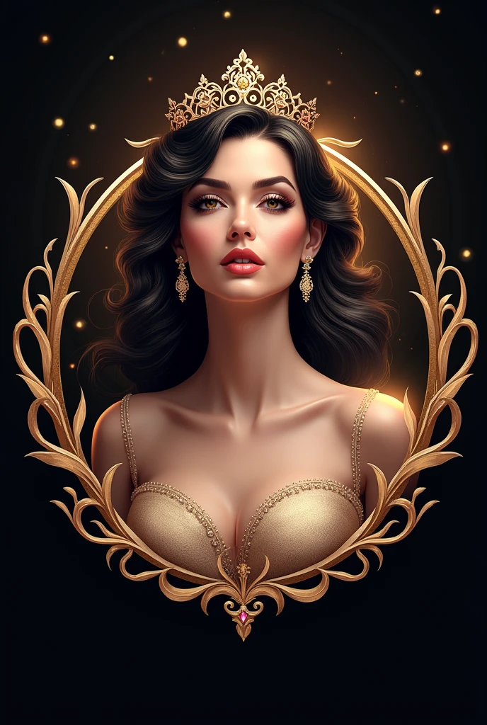 Arabescos ART Nouveau, canva 3x4, arabescos dourados, background preto, No people