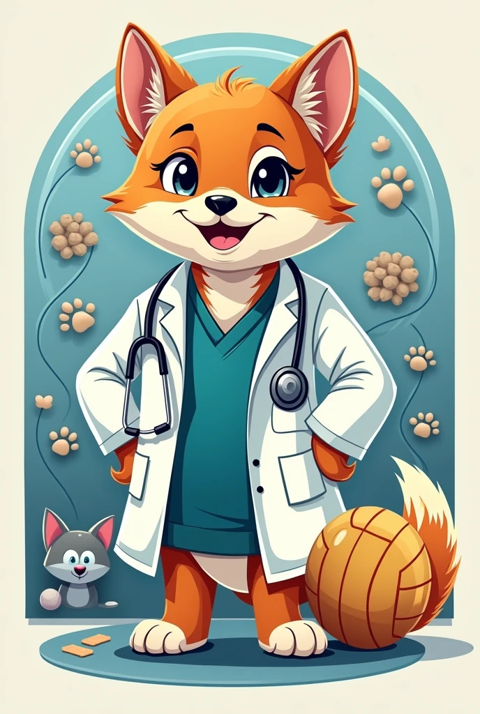 Veterinarian style volleyball t-shirt