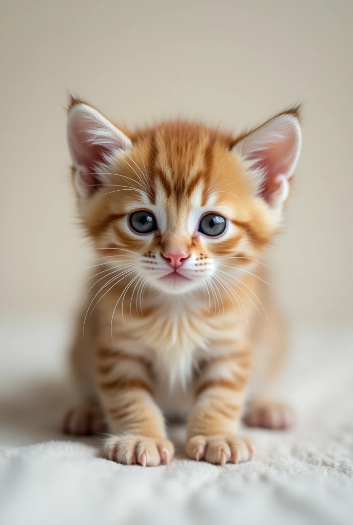Kitten facing forward
